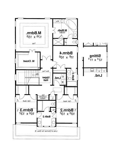 Second Floor image of Kensington II - A House Plan